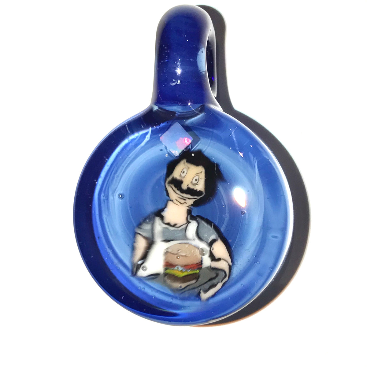 Bob&#39;s Burgers Milli Image Pendant with Opal (Blue Slyme)