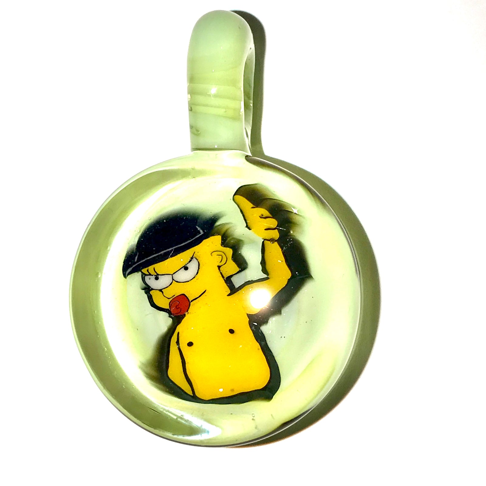 Clock Work Orange Maggie Simpsons Milli Image Pendant (Slyme/Illuminati Green) UV Color Change