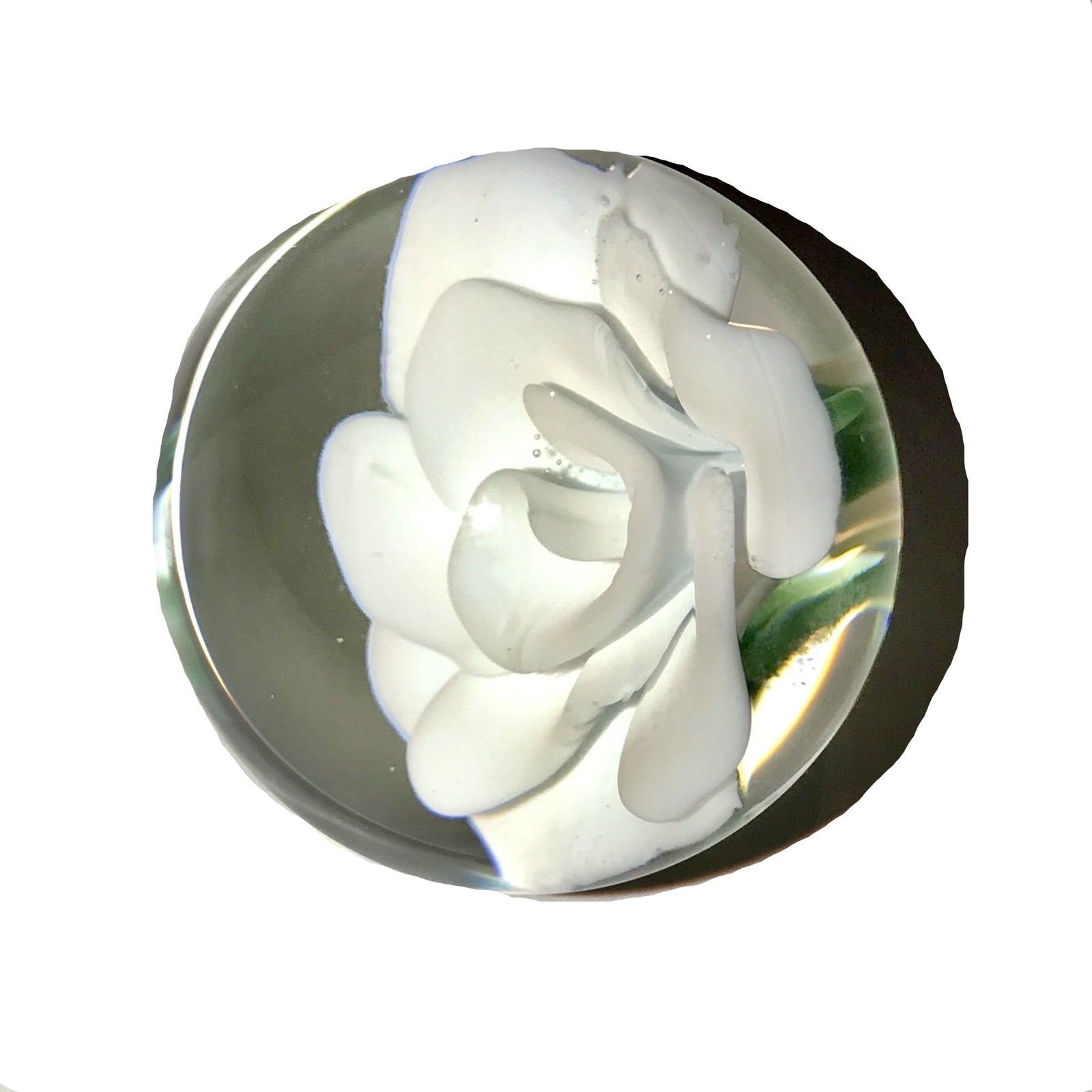 Flower Implosion Marble (White/Green)