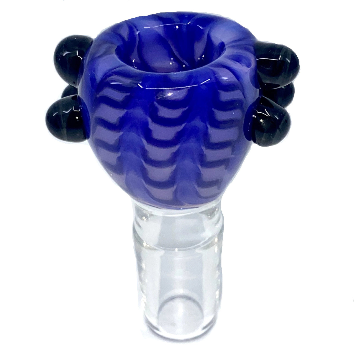 Colored Wrap and Rake Push Bowl Slide 18mm (Blue/Purple) show variants