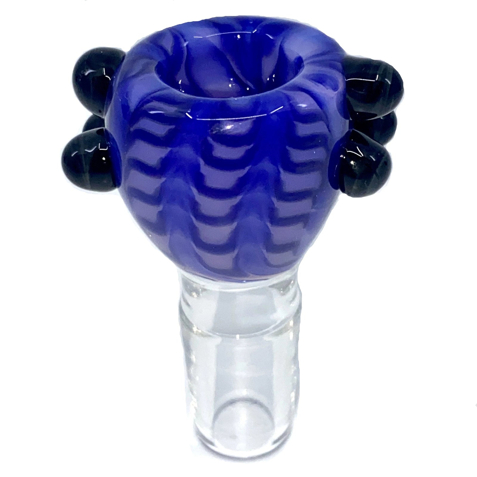 Colored Wrap and Rake Push Bowl Slide 18mm (Blue/Purple) show variants