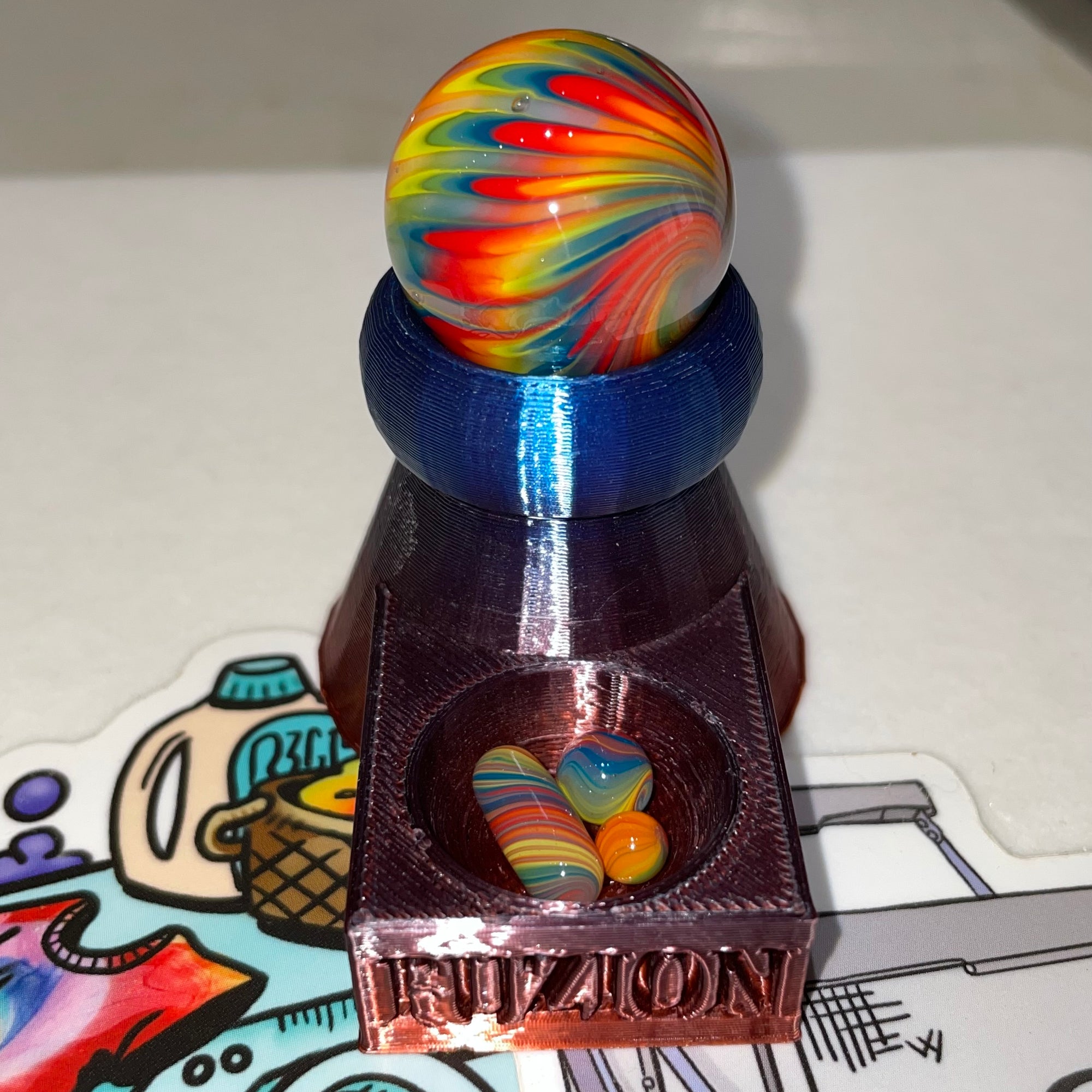 R3G15 Tie Dye Terp Slurper Marble Set show variants #3