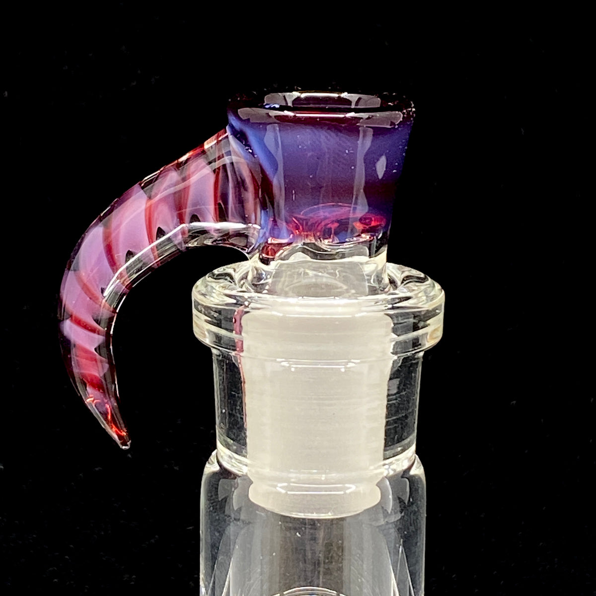 14mm Bong Slide with built in screen from Glass by Slick- Yellow/Blue/ –  Prism Glassworks