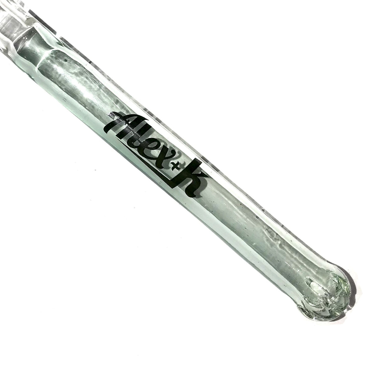 Alex K Glass Showerhead Downstem Color 18/18mm (Bluminati UV) 6.5 Inch Length show variant 