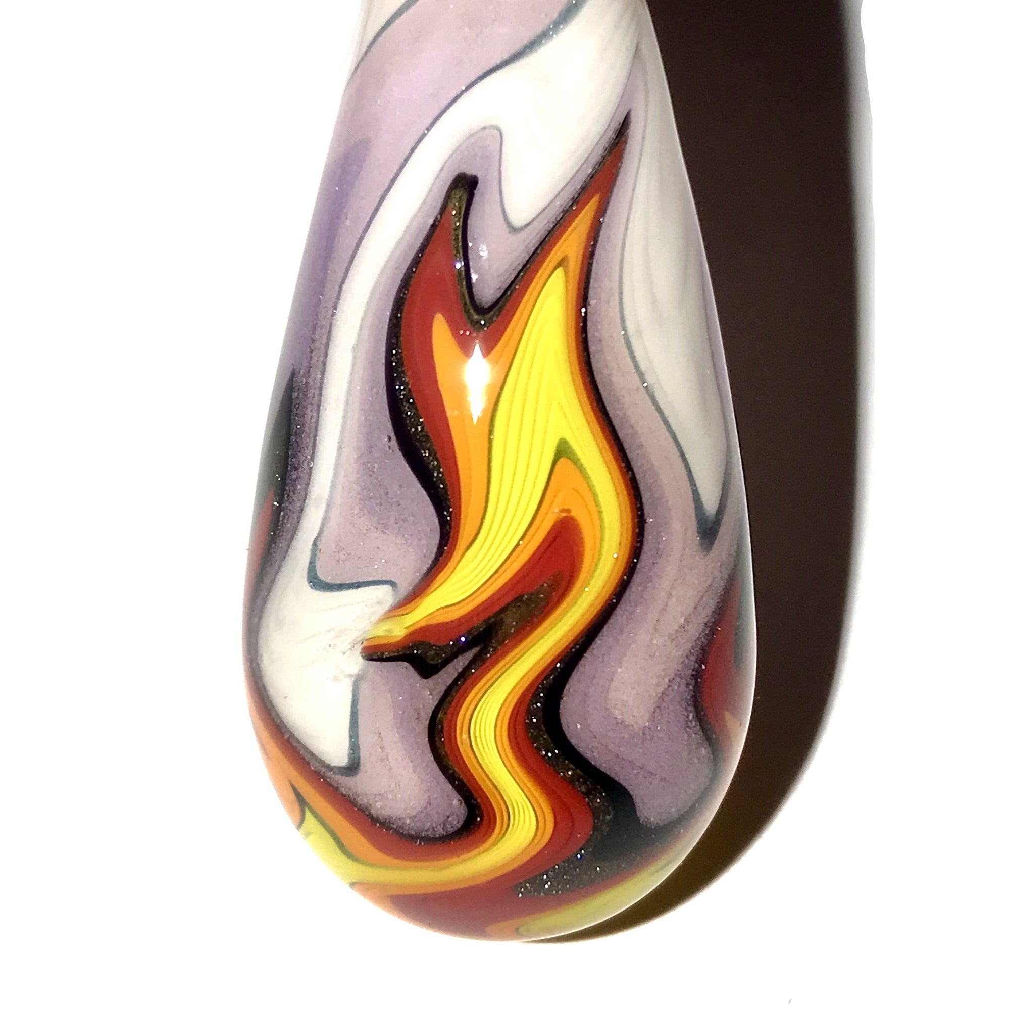 Flame Linework Pendant #3