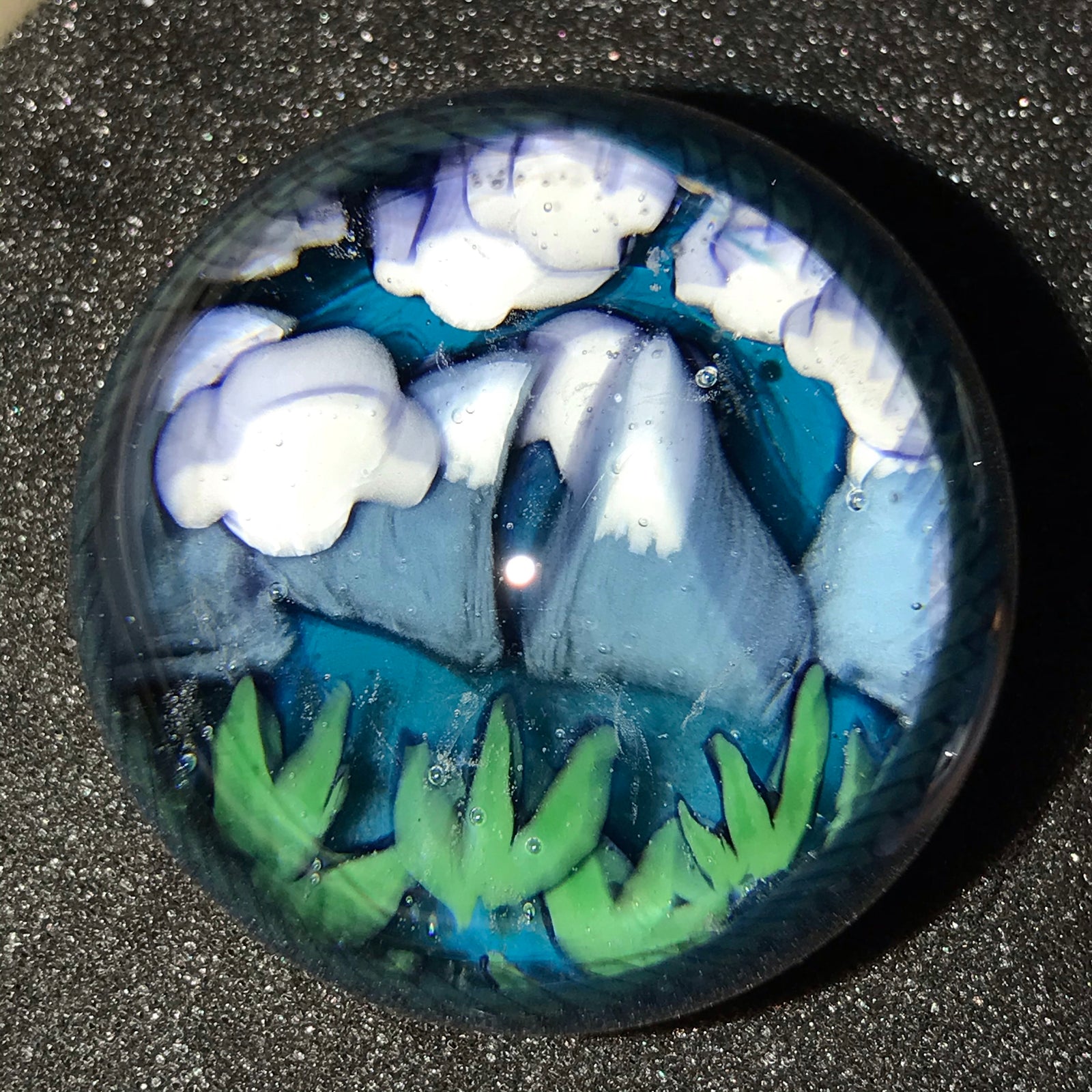 Caleb Holm Marble Set (11 Custom Murrine Scene Marbles) Shurlokholm