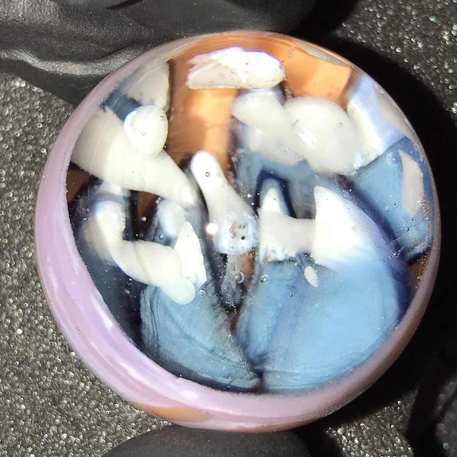 Caleb Holm Marble Set (11 Custom Murrine Scene Marbles) Shurlokholm