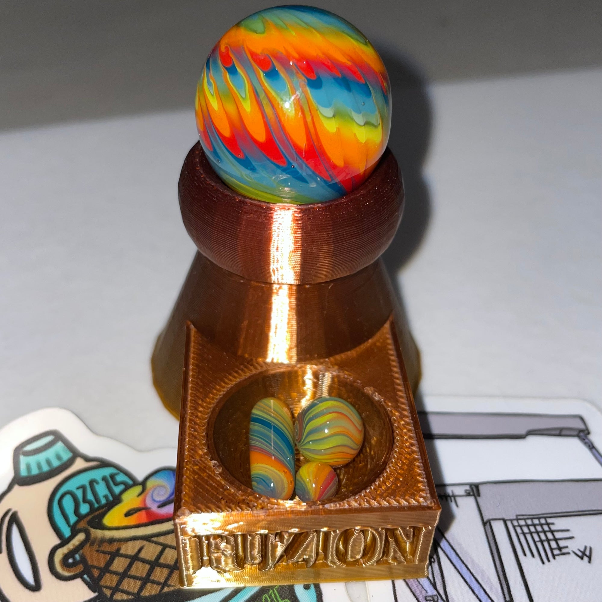 R3G15 Tie Dye Terp Slurper Marble Set show variants #1