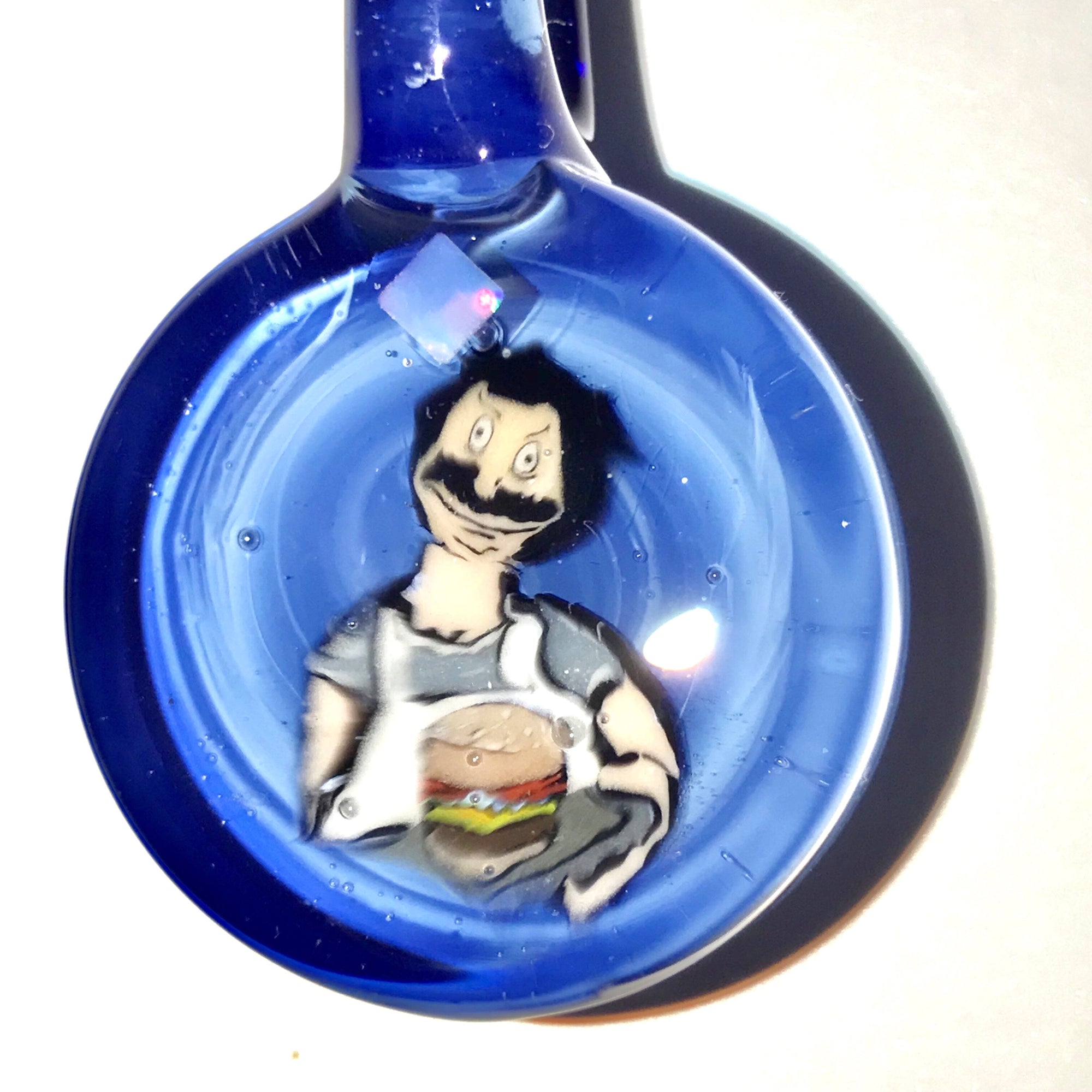 Bob's Burgers Milli Image Pendant with Opal (Blue Slyme)