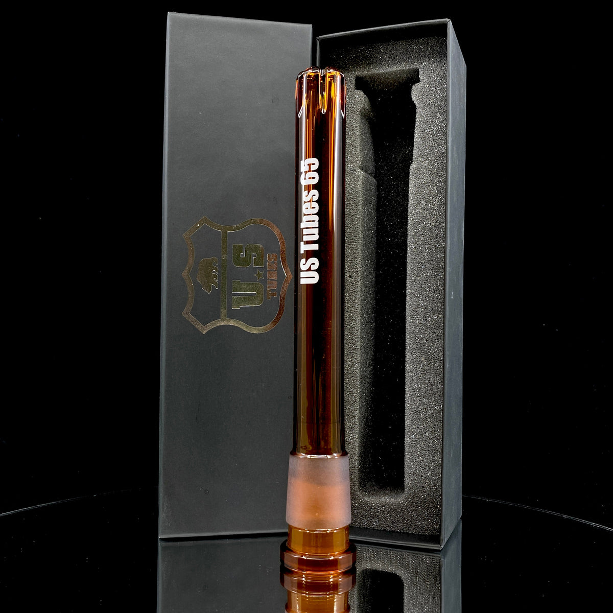 US Tubes Showerhead Downstem 24/19mm (Amber)