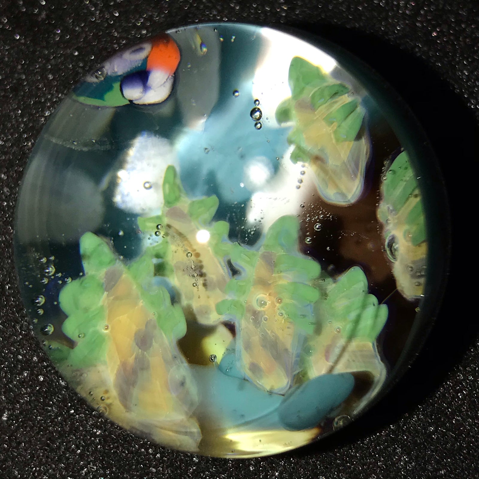 Caleb Holm Marble Set (11 Custom Murrine Scene Marbles) Shurlokholm
