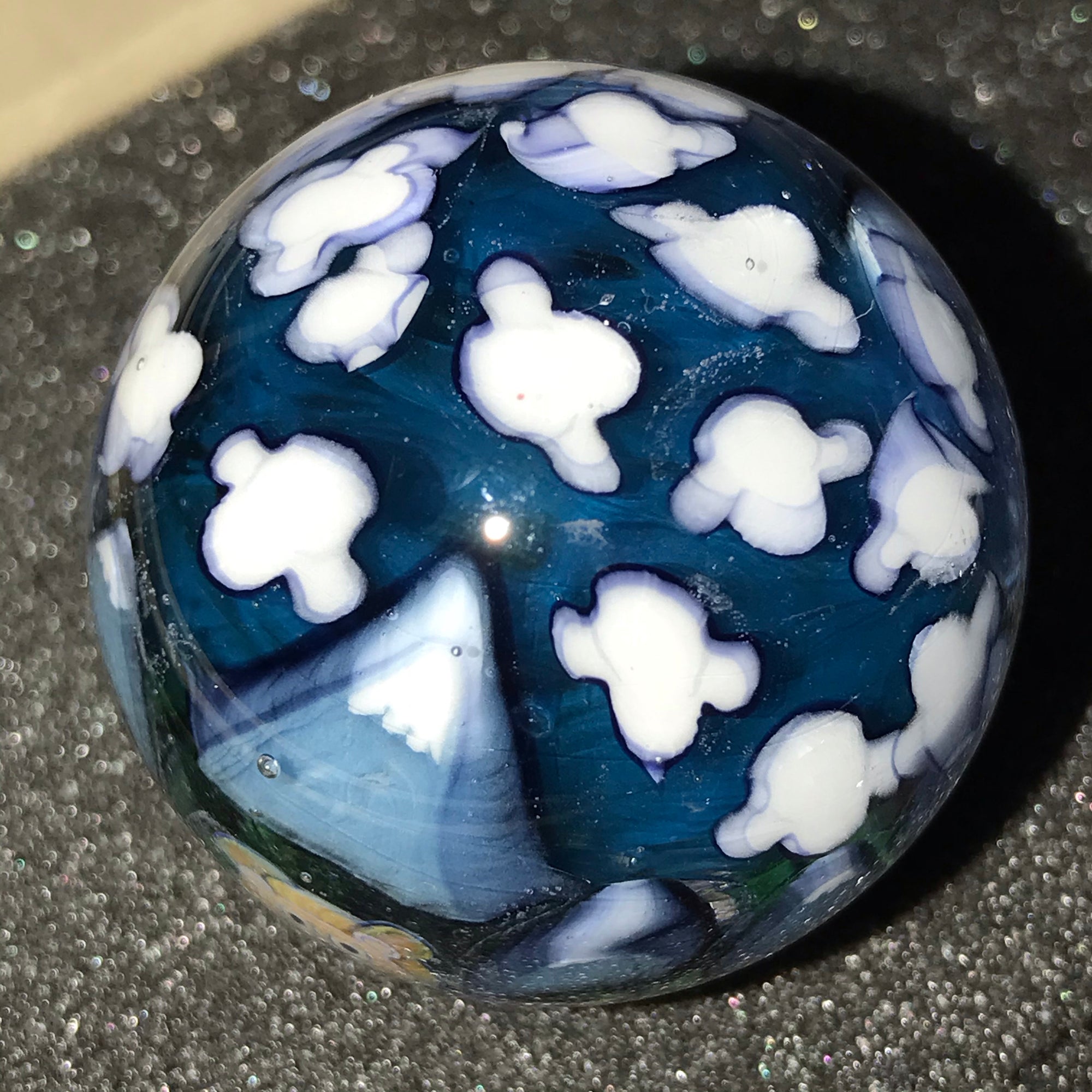 Caleb Holm Marble Set (11 Custom Murrine Scene Marbles) Shurlokholm