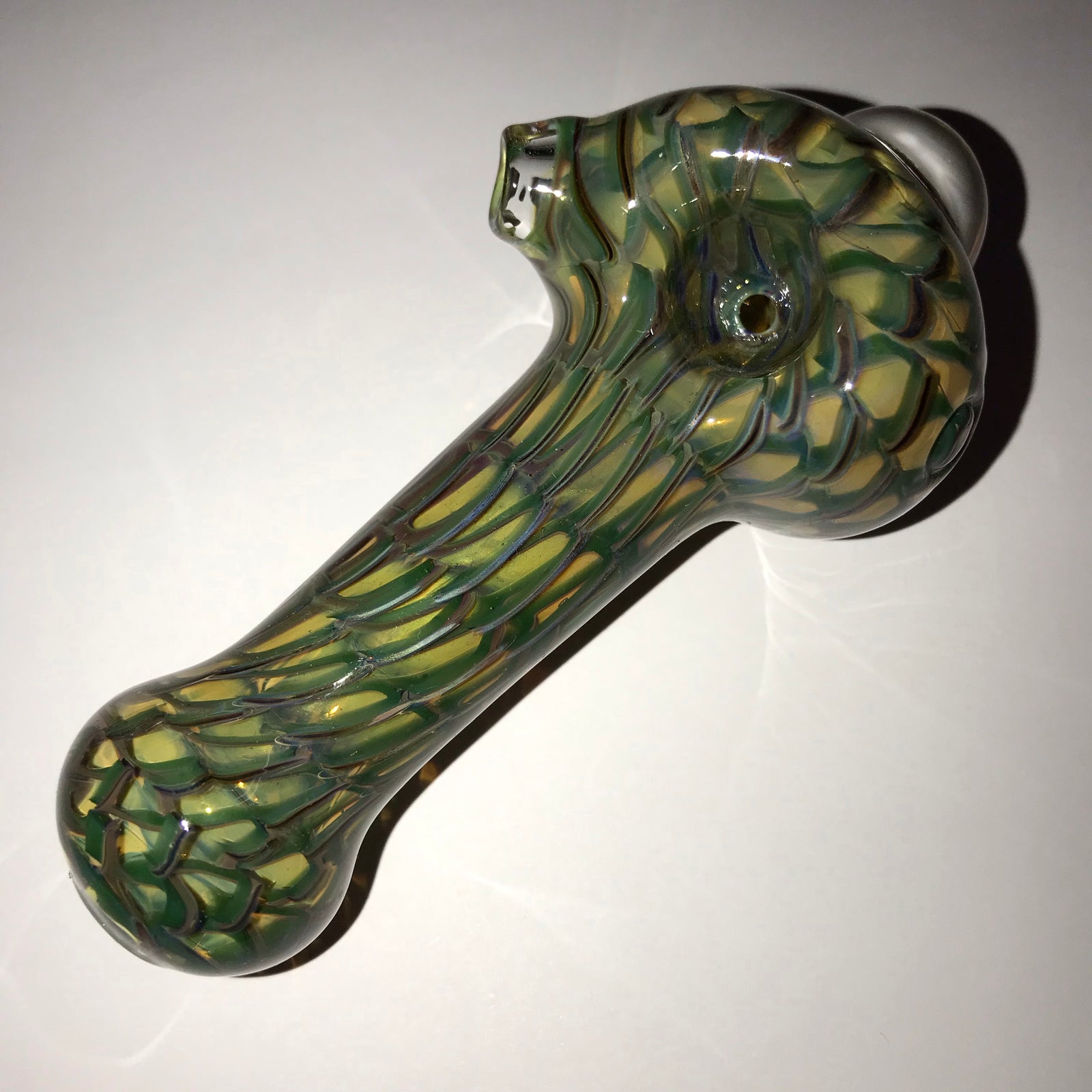 Coil Spoon Pipe (Nelson Glassworks) NG4 Coil Spoons
