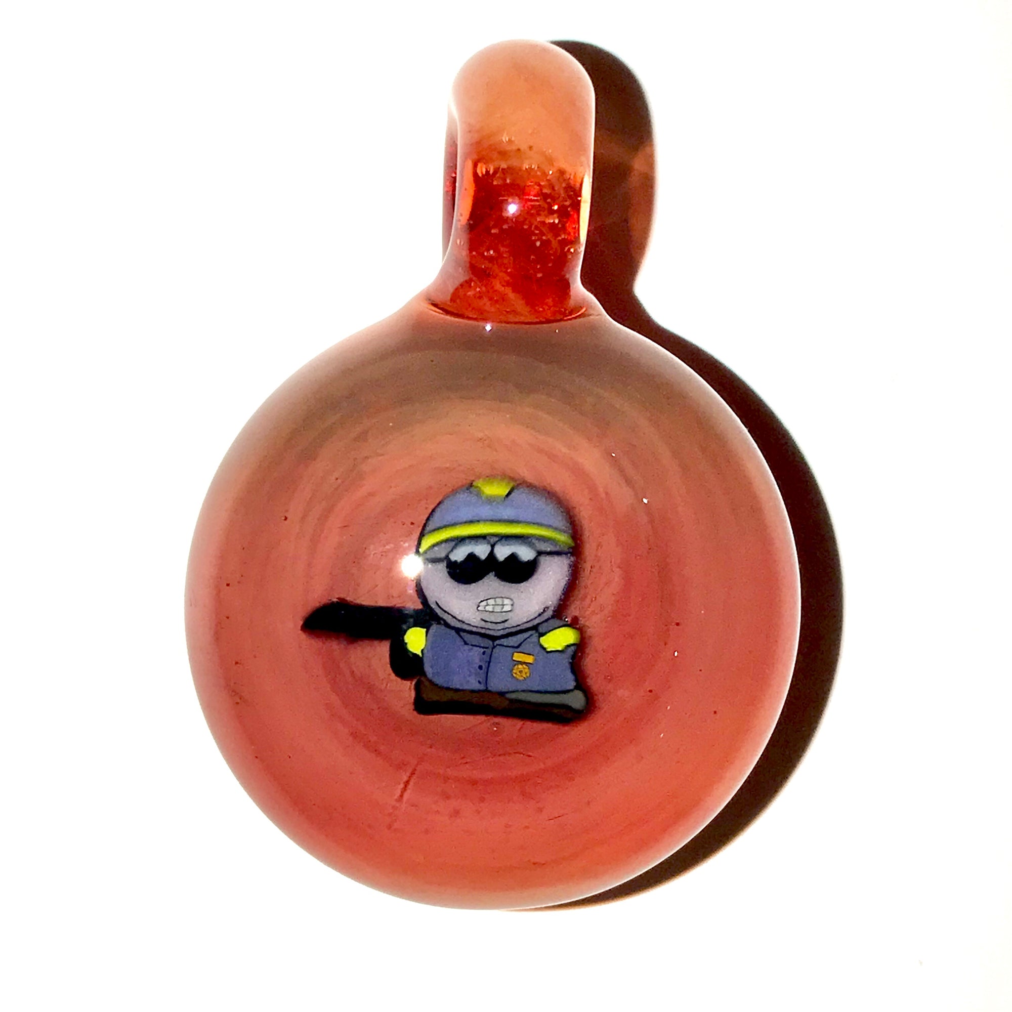 Officer Cartman Southpark Milli Pendant (Creamy Red)