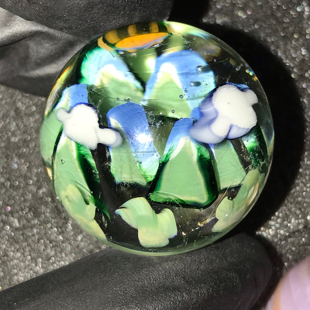 Caleb Holm Marble Set (11 Custom Murrine Scene Marbles) Shurlokholm