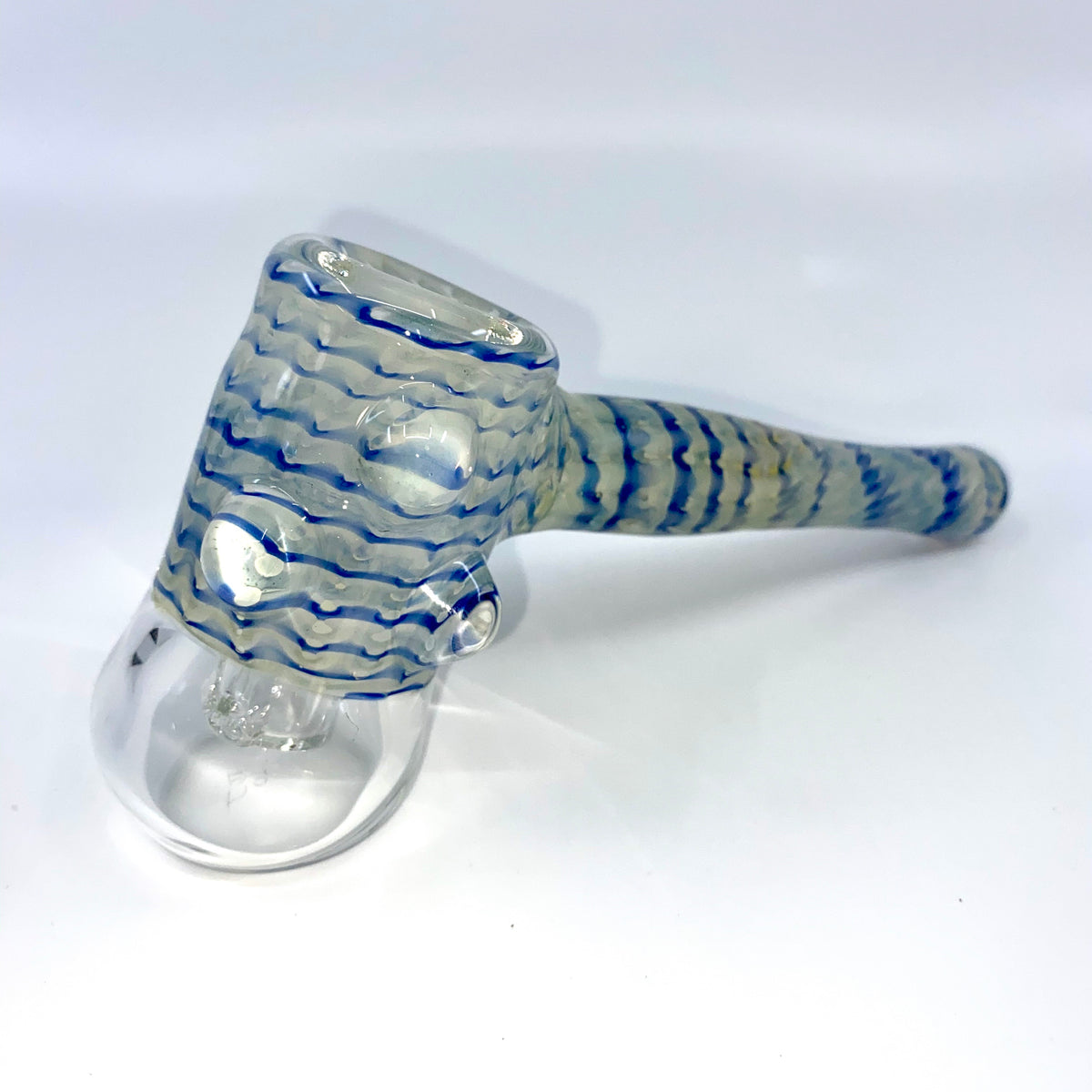 Joshua Justice Wrap N Rake Dewar Seal Bubbler (Fume/Light Blue) show variants
