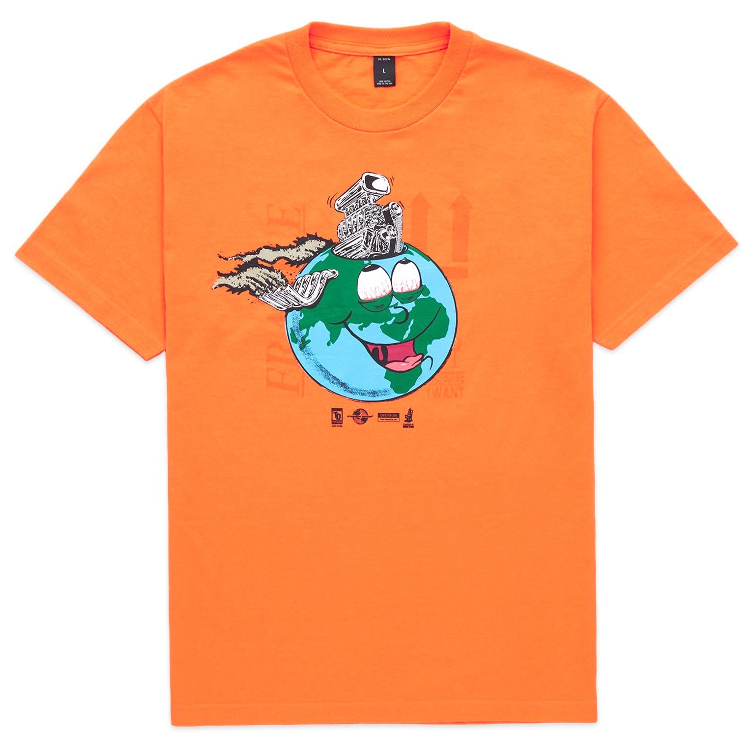 Let’s Go To Hell Short Sleeve T-Shirt (Orange)