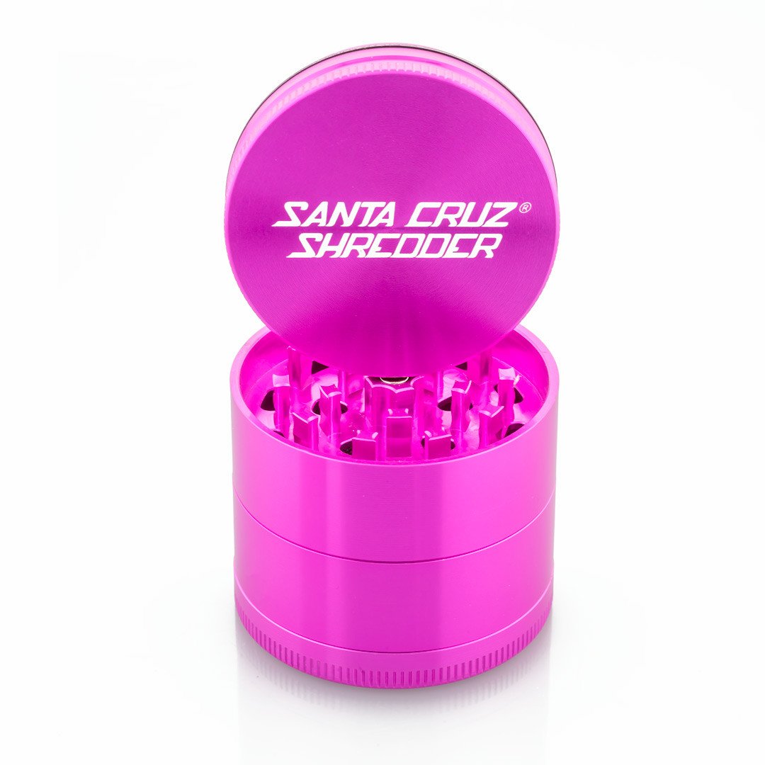 Santa Cruz Shredder Medium 4 Piece Grinder (Pink) show variants