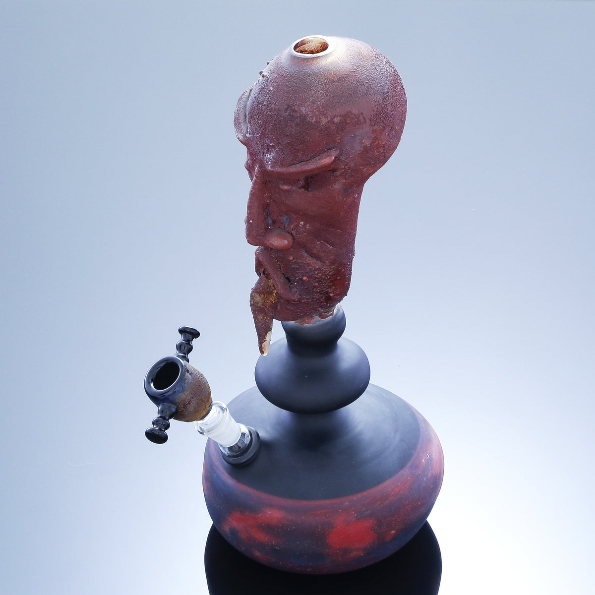 Sculpted Head Water Pipe